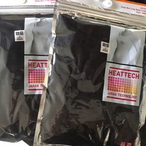 Heattech long sleeve scoop neck shirt